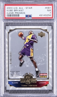 2003-04 Upper Deck All-Star Game Promos #KB1 Kobe Bryant (#0748/1997) - PSA NM 7